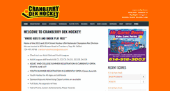 Desktop Screenshot of cranberrydekhockey.com